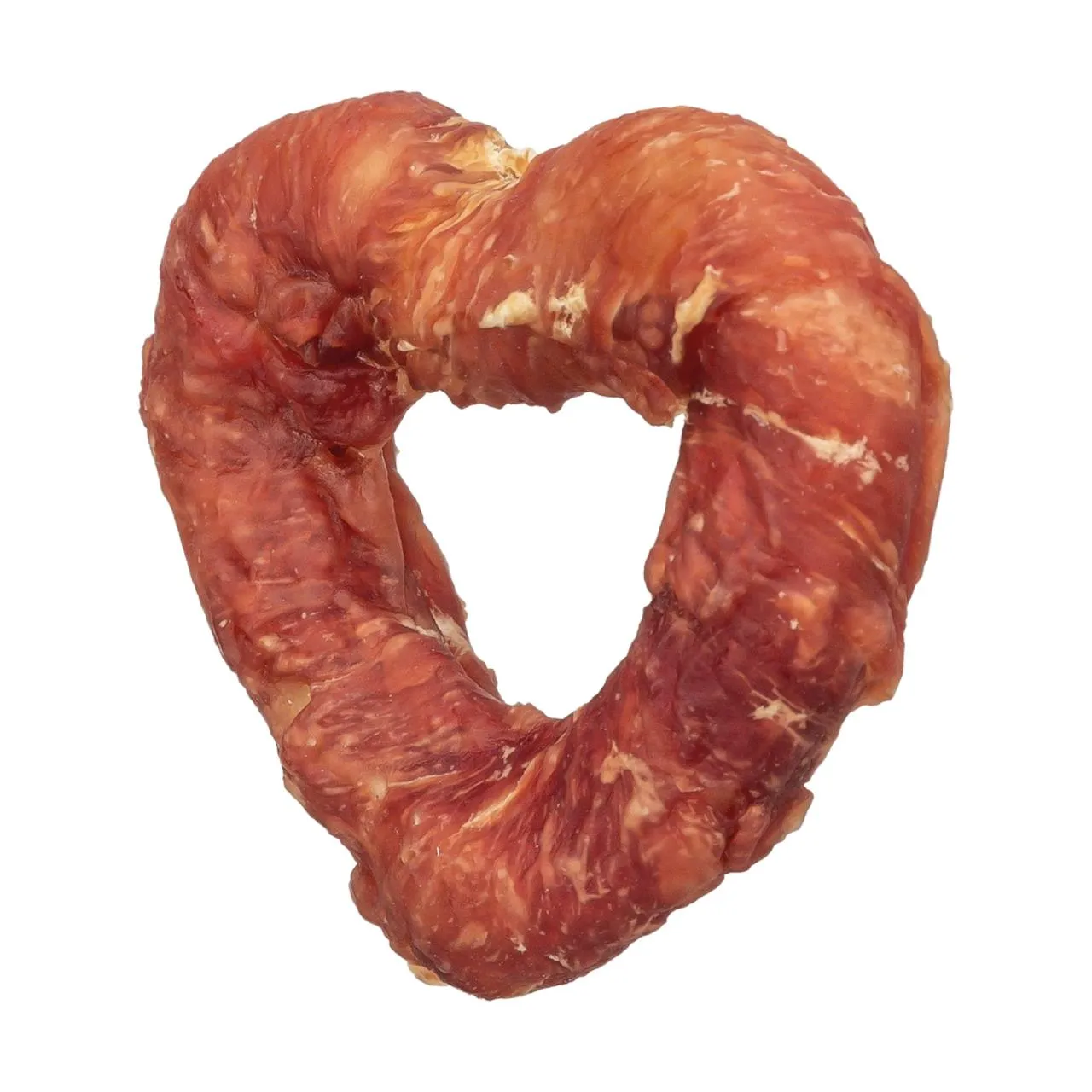 Trixie Denta Fun Heart tyggeben med andebryst Ø8 cm 40 g